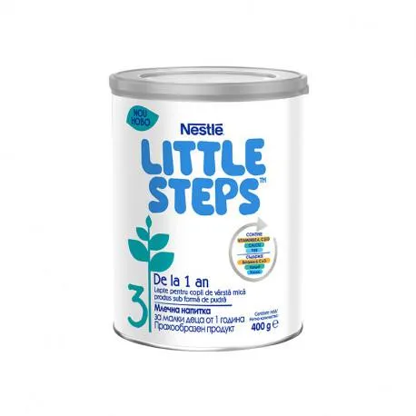Lapte pentru copii de varsta mica Nestlé LITTLE STEPS 3, de la 1 an, 400g
