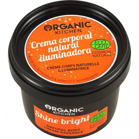 Organic Kitchen Shine Bright Crema de corp ilumintoare 100 ml