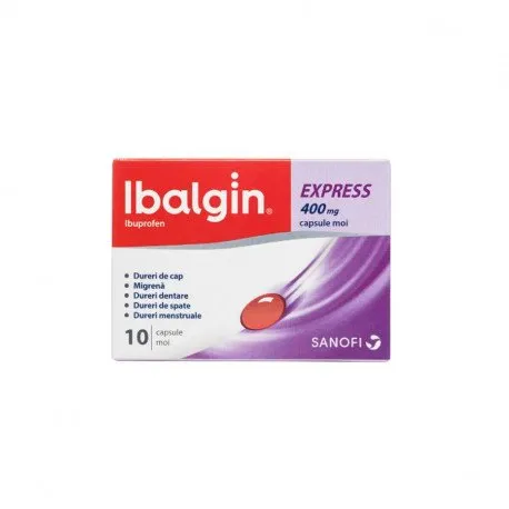 Ibalgin Express 400 mg, 10 capsule