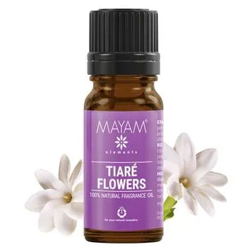 Parfumant natural cu flori de tiare, 10ml, Ellemental