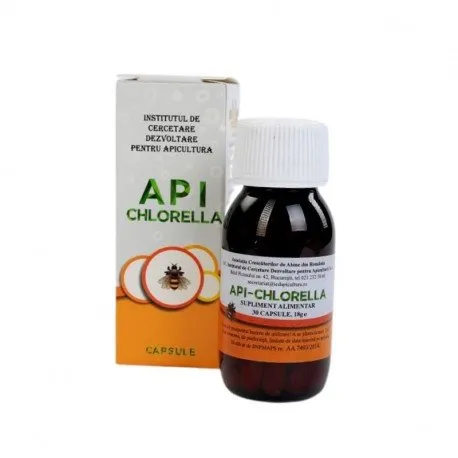 Institutul de Apicultura Api - chlorella, 30 capsule