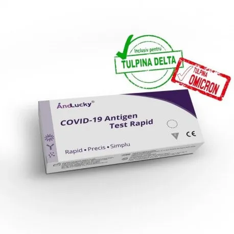 Test rapid antigen COVID 19 AndLucky nazofaringian Dr.Swiss, 1 test/cutie