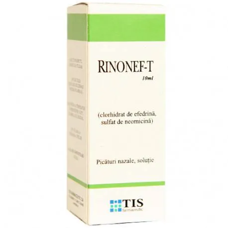 Rinonef T- picaturi nazale x 10 ml TIS