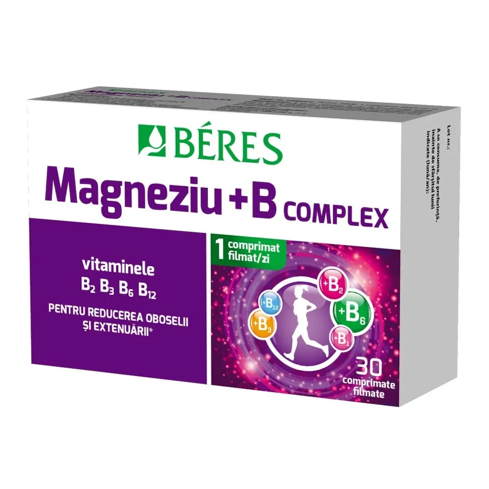 BERES MAGNEZIU + B COMPLEX 30 COMPRIMATE FILMATE