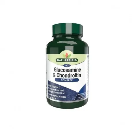 NATURES AID Glucosamine & Chondroitin Complex, 90 capsule