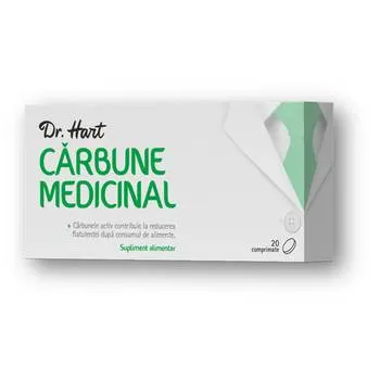 Dr.Hart Carbune medicinal, 20 comprimate