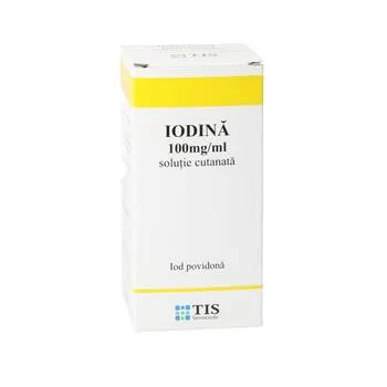 Solutie cutanata Iodina 10%, 100ml, Tis Farmaceutic