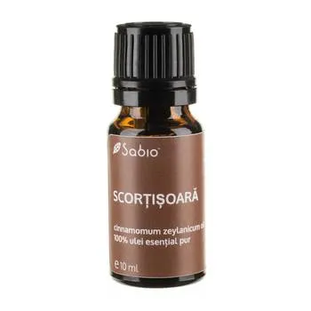 Ulei esential de scortisoara (cinnamomum zeylanicum oil), 10ml, Sabio