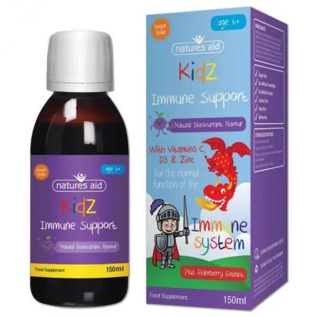 NATURES AID KIDZ 6+ Immune Support Sirop,150 ml
