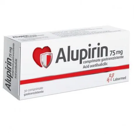 Alupirin 75 mg , 30 comprimate