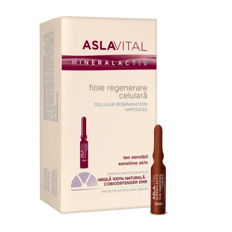 ASLAVITAL - Fiole regenerare celulara 7 bucati*2 ml