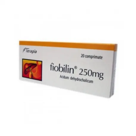 Fiobilin 250 mg, 20 comprimate T