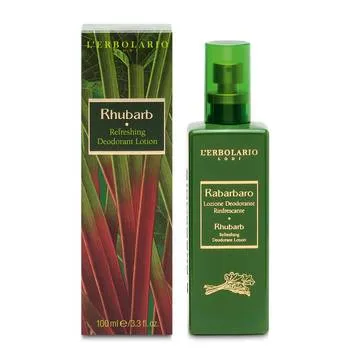 L'Erbolario Deodorant-Lotiune Refresh Rhubarb, 100ml
