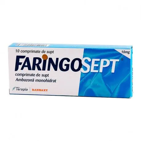 Faringosept 10 mg, 10 comprimate