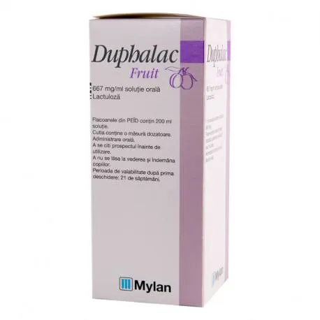 Duphalac Fruit 667 mg / ml x 1 flacon x 200 ml solutie orala