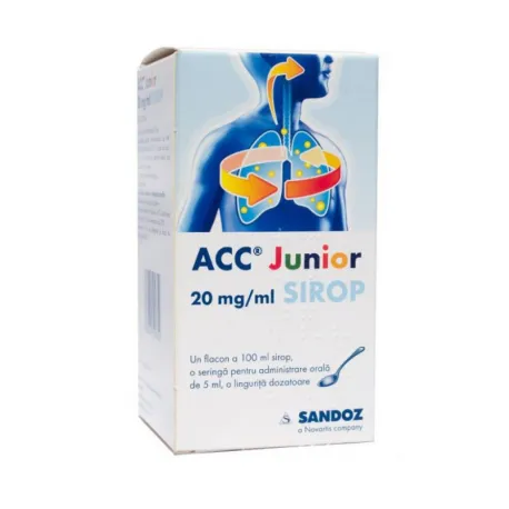ACC Junior 20 mg / ml x 100 ml sirop