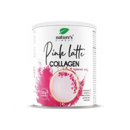 NUTRISSLIM NF Colagen latte pink cu acid hialuronic, 125g