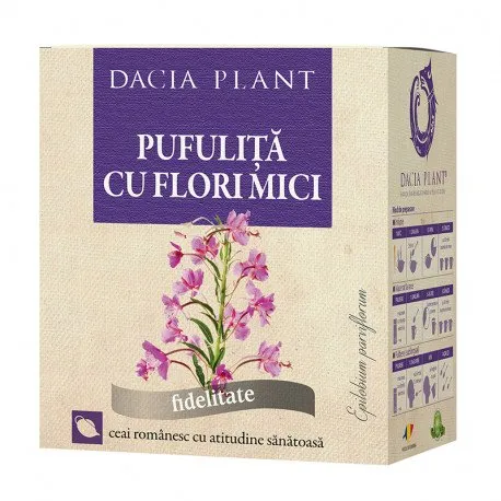 Dacia Plant Ceai pufulita flori mici, 50 g, Dacia Plant