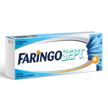 Faringosept, 10 mg, 10 comprimate de supt, Terapia