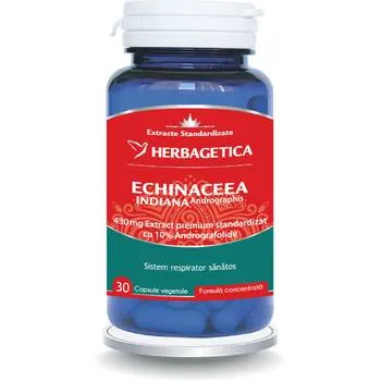 Echinaceea Indiana, 30 capsule, Herbagetica