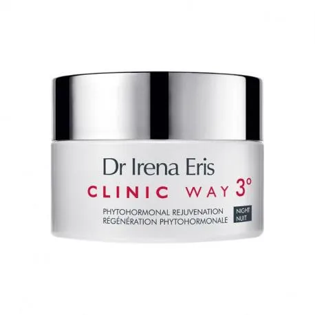Dr. Irena Eris Clinic Way 3° Crema de noapte Antirid Hormoni vegetali, 50 ml