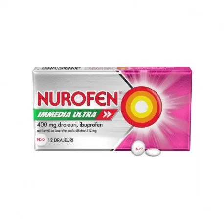 Nurofen Immedia Ultra 400 mg, 12 drajeuri