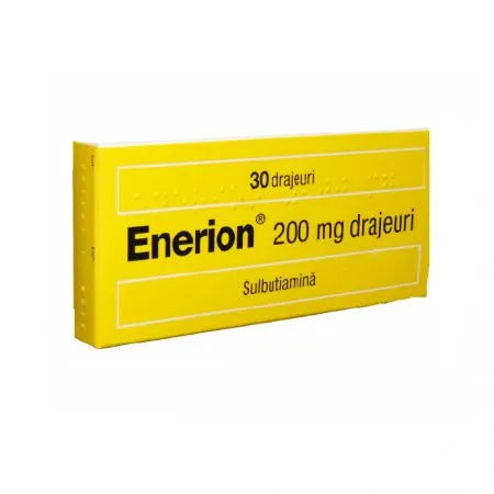 Enerion, 200 mg, 30 drajeuri, Laboratoires Servier
