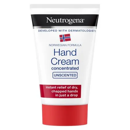 Crema de maini concentrata fara parfum pentru piele extrem de uscata sau crapata, 50 ml, Neutrogena