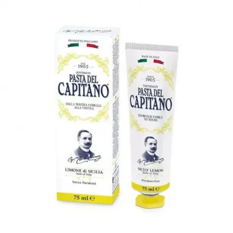 Del Capitano Pasta de dinti cu lamaie siciliana, 75 ml