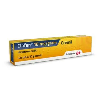 Clafen crema 10 mg/g, 40g, Antibiotice