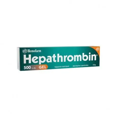 Hepathrombin 500 UI / g x 40 g gel