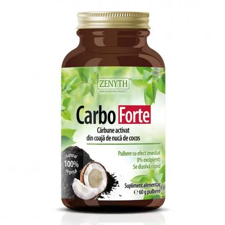 Zenyth Carbo Forte carbune activat, 60 g