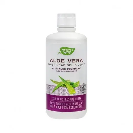 Secom Aloe vera gel si juice aloe polymax, 1000 ml