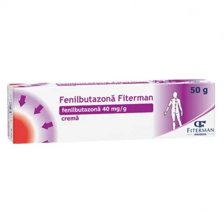 Fenilbutazona crema ATB 40 mg/g, 1 tub, 40 grame