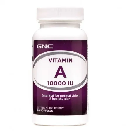 GNC Vitamina A 10000 UI, 100 capsule