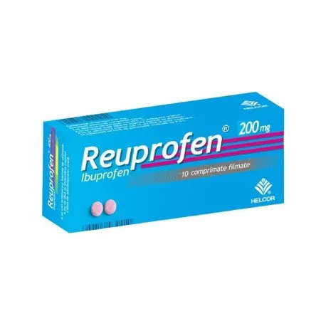 HELCOR Reuprofen 200 mg, 10 comprimate