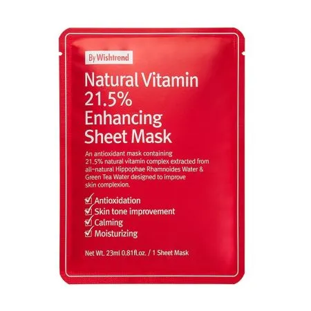 Masca de fata cu Vitamina C 21.5%, 23 ml, by Wishtrend