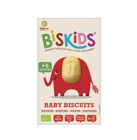 Biscuiti eco pentru copii Biskids, 120 g, Belkorn