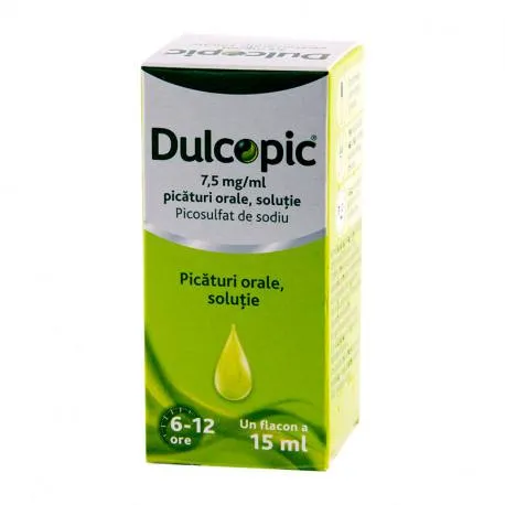 Dulcopic sol. orala 7.5mg /ml, 15 ml