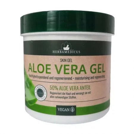 Gel cu extract de aloe vera, 250 ml, Herbamedicus
