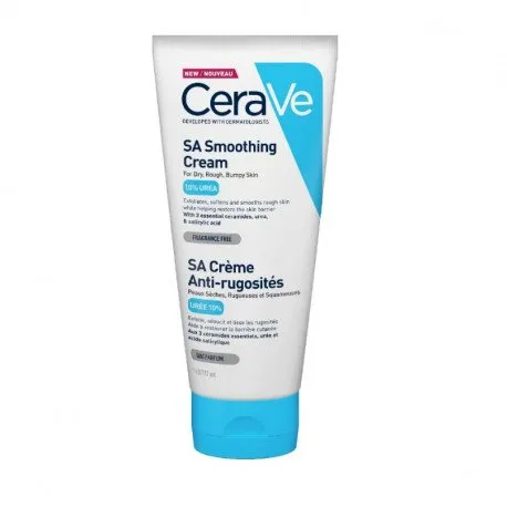 CeraVe SA Crema hidratanta si exfolianta pentru pielea uscata, 177 ml