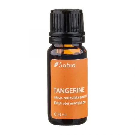 Ulei 100% pur esential Tangerine, 10 ml, Sabio