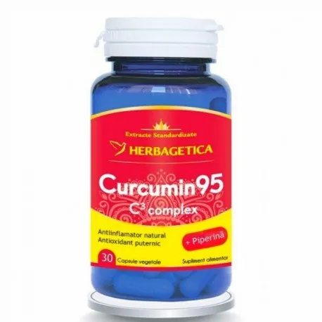 HERBAGETICA Curcumin 95 + C3 Complex, 30 capsule
