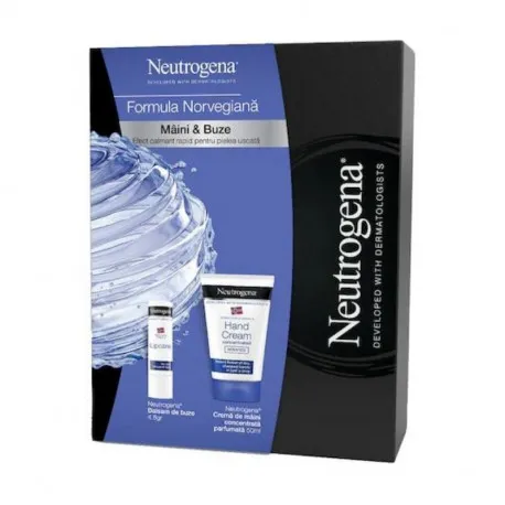 Neutrogena GIFT Hand Cream 50 ml + Lipstik 4.8 g