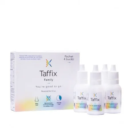 TAFFIX Family spray nazal , 4 flacoane de 1 g