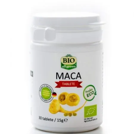 Maca, 30 tablete, Bio All Green