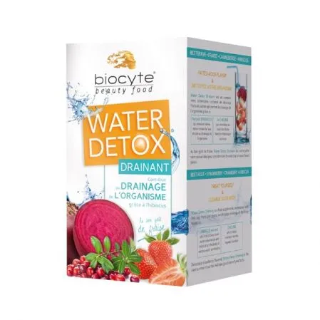 Pulbere Water Detox cu efect drenant, 112 g, Biocyte