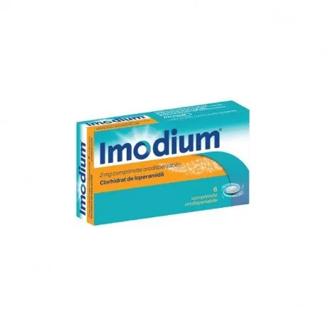Imodium, 6 comprimate orodispersabile