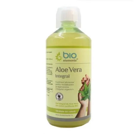 Aloe vera Bio integral, 1 litru, Bio Elemente