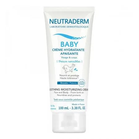 Crema hidratanta calmanta fata si corp Baby, 100 ml, Neutraderm